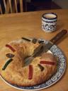 Rosca and Hot Chocolate
